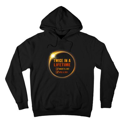 Solar Eclipse Twice In Lifetime 2024 Solar Eclipse Hoodie