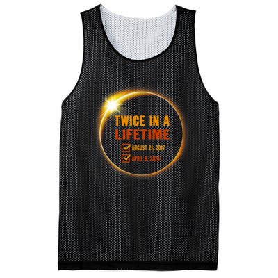 Solar Eclipse Twice In Lifetime 2024 Solar Eclipse Mesh Reversible Basketball Jersey Tank