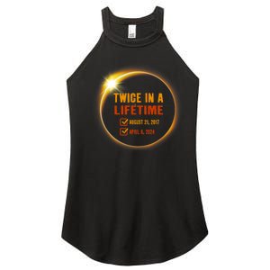 Solar Eclipse Twice In Lifetime 2024 Solar Eclipse Women's Perfect Tri Rocker Tank