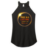 Solar Eclipse Twice In Lifetime 2024 Solar Eclipse Women’s Perfect Tri Rocker Tank