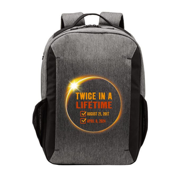 Solar Eclipse Twice In Lifetime 2024 Solar Eclipse Vector Backpack