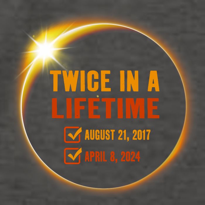 Solar Eclipse Twice In Lifetime 2024 Solar Eclipse Vector Backpack