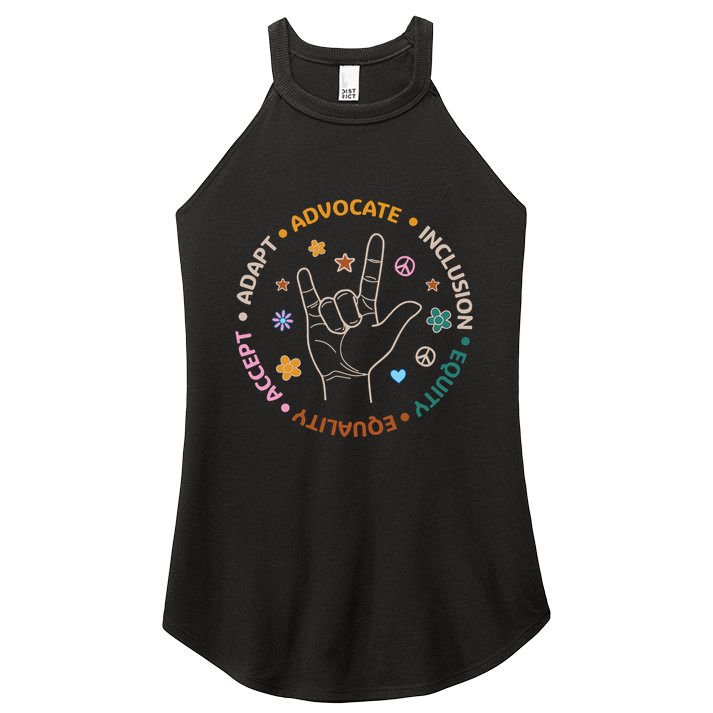 Special Education Teacher Sped Teacher Women's Perfect Tri Rocker Tank