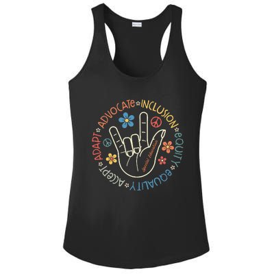 Special Education Teacher Inspirational SPED Teachers Autism Ladies PosiCharge Competitor Racerback Tank