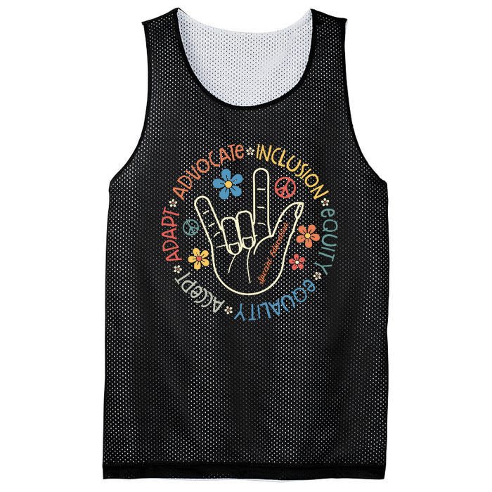 Special Education Teacher Inspirational SPED Teachers Autism Mesh Reversible Basketball Jersey Tank