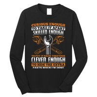 Skilled Enough To Put It Back Together Garage Car Mechanic Long Sleeve Shirt