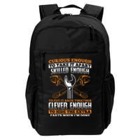 Skilled Enough To Put It Back Together Garage Car Mechanic Daily Commute Backpack