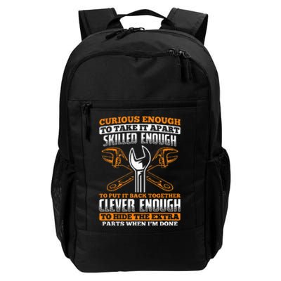 Skilled Enough To Put It Back Together Garage Car Mechanic Daily Commute Backpack