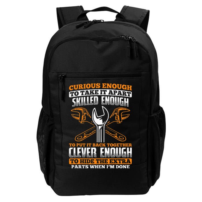 Skilled Enough To Put It Back Together Garage Car Mechanic Daily Commute Backpack