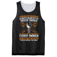 Skilled Enough To Put It Back Together Garage Car Mechanic Mesh Reversible Basketball Jersey Tank