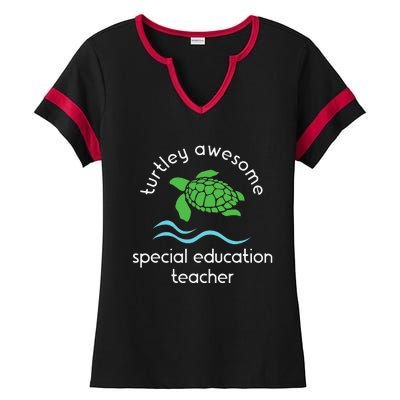 Special Education Teacher Ladies Halftime Notch Neck Tee