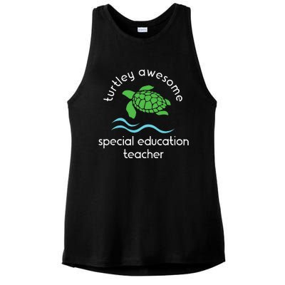 Special Education Teacher Ladies PosiCharge Tri-Blend Wicking Tank