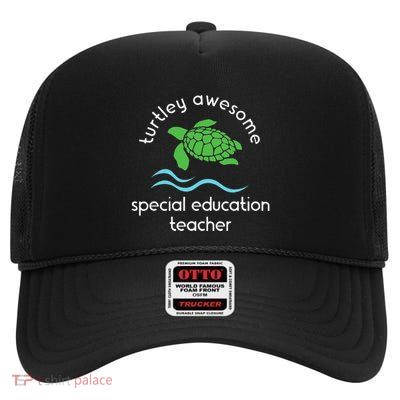 Special Education Teacher High Crown Mesh Back Trucker Hat