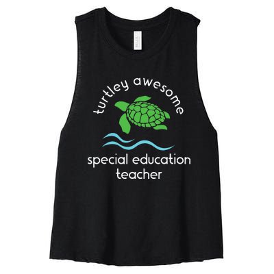 Special Education Teacher Women's Racerback Cropped Tank