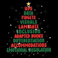 Special Ed Teacher Christmas Holiday Teacher Xmas Lights Mug