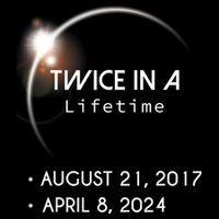 Solar Eclipse Twice In Lifetime 2024 16 in Basic Backpack