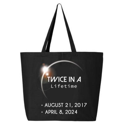 Solar Eclipse Twice In Lifetime 2024 25L Jumbo Tote