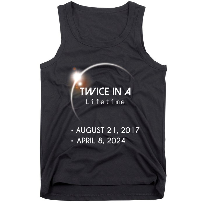 Solar Eclipse Twice In Lifetime 2024 Tank Top