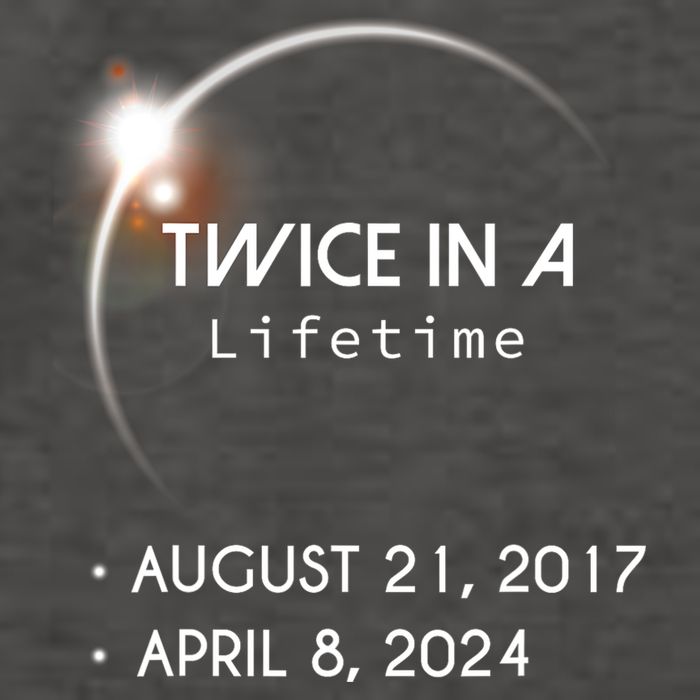 Solar Eclipse Twice In Lifetime 2024 Vector Backpack