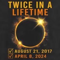 Solar Eclipse Twice In Lifetime 2024 Solar Eclipse Knit Cap Winter Beanie