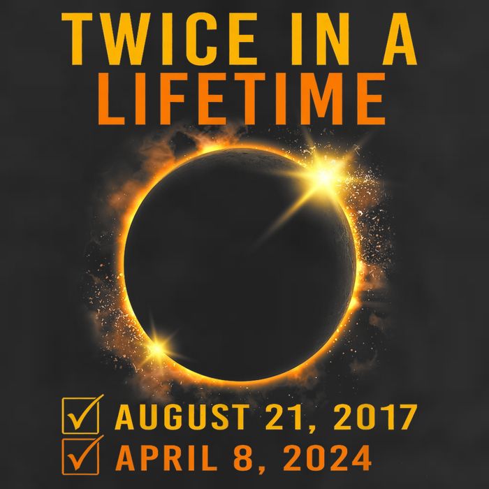 Solar Eclipse Twice In Lifetime 2024 Solar Eclipse Knit Cap Winter Beanie
