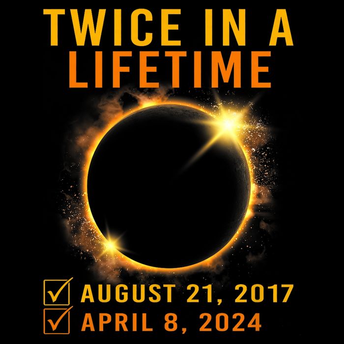 Solar Eclipse Twice In Lifetime 2024 Solar Eclipse Baby Bodysuit