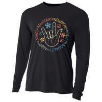 Special Education Teacher Inspirational SPED Teachers Autism Cooling Performance Long Sleeve Crew