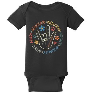 Special Education Teacher Inspirational SPED Teachers Autism Baby Bodysuit