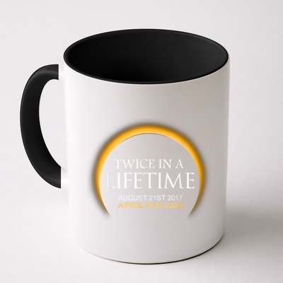 Solar Eclipse Twice In Lifetime 2024 Coffee Mug