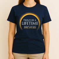 Solar Eclipse Twice In Lifetime 2024 T-Shirt