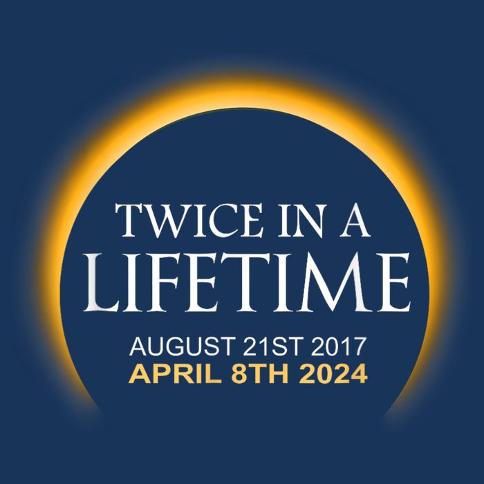 Solar Eclipse Twice In Lifetime 2024 7-Panel Snapback Hat