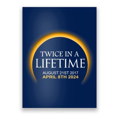 Solar Eclipse Twice In Lifetime 2024 Poster