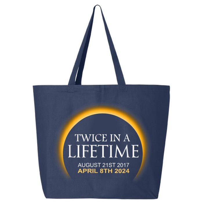 Solar Eclipse Twice In Lifetime 2024 25L Jumbo Tote