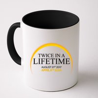 Solar Eclipse Twice In Lifetime 2024 Mug