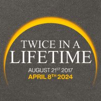 Solar Eclipse Twice In Lifetime 2024 Cotton Canvas Backpack