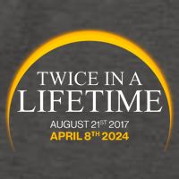 Solar Eclipse Twice In Lifetime 2024 Vector Backpack