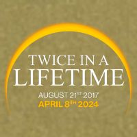 Solar Eclipse Twice In Lifetime 2024 Garment-Dyed Women's Muscle Tee