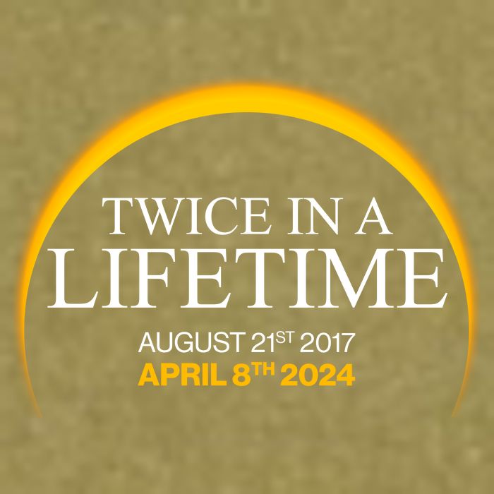 Solar Eclipse Twice In Lifetime 2024 Garment-Dyed Women's Muscle Tee