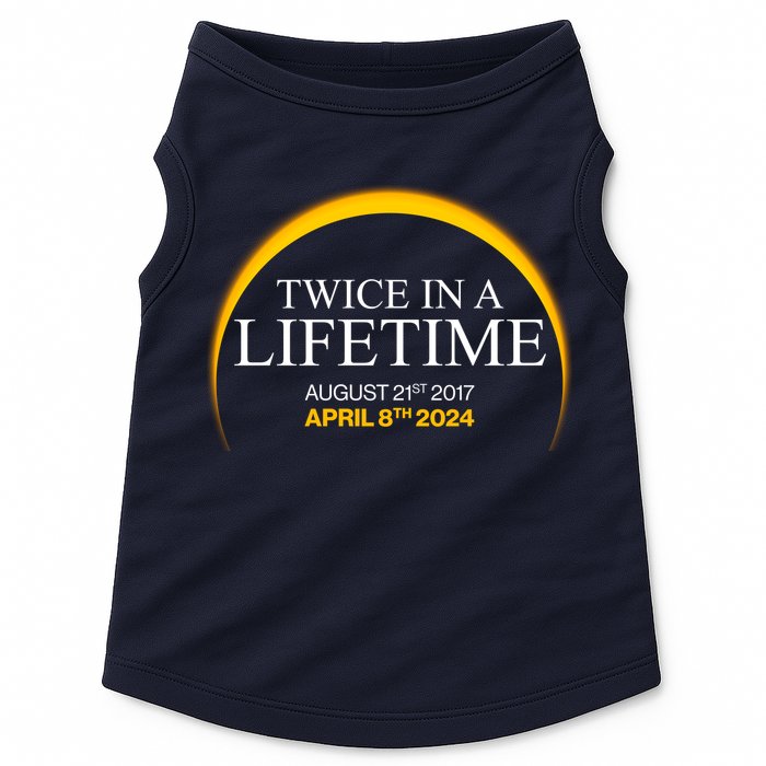 Solar Eclipse Twice In Lifetime 2024 Doggie Tank