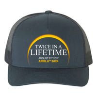 Solar Eclipse Twice In Lifetime 2024 Yupoong Adult 5-Panel Trucker Hat