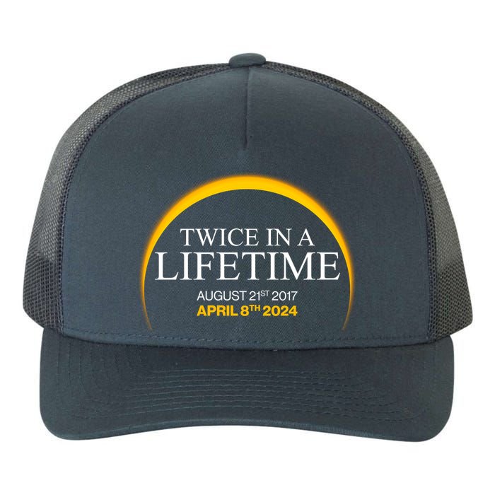 Solar Eclipse Twice In Lifetime 2024 Yupoong Adult 5-Panel Trucker Hat