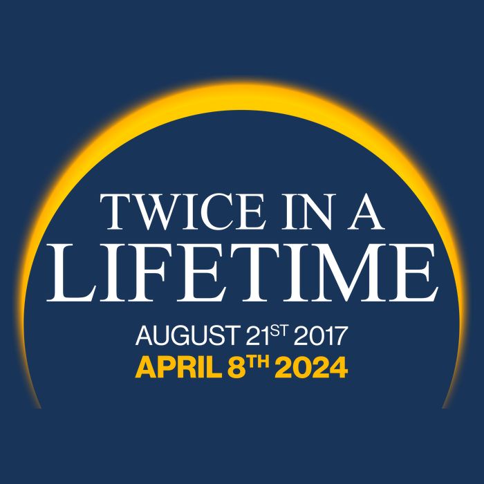 Solar Eclipse Twice In Lifetime 2024 Flat Bill Trucker Hat