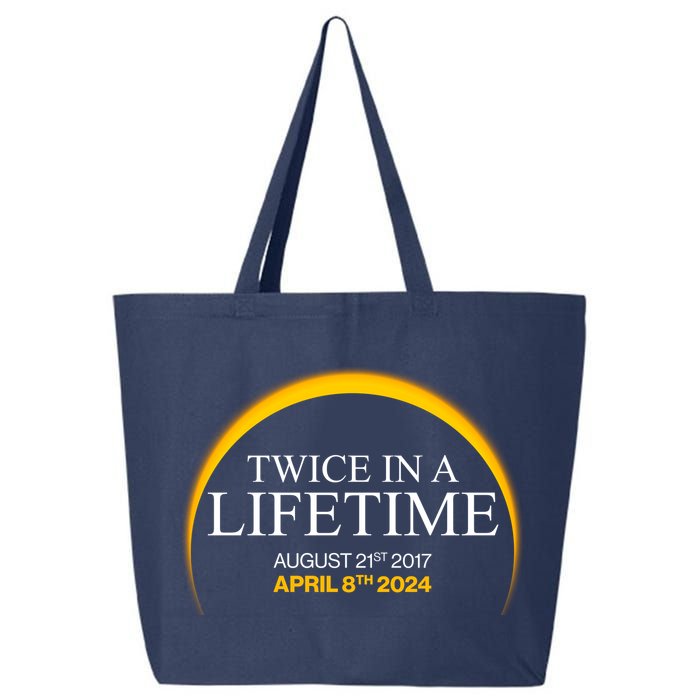 Solar Eclipse Twice In Lifetime 2024 25L Jumbo Tote