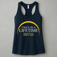 Solar Eclipse Twice In Lifetime 2024 Womens Tank Top