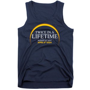 Solar Eclipse Twice In Lifetime 2024 Tank Top