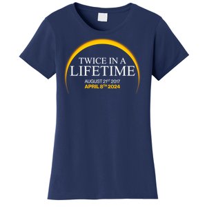 Solar Eclipse Twice In Lifetime 2024 Women's T-Shirt