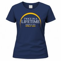 Solar Eclipse Twice In Lifetime 2024 Women's T-Shirt