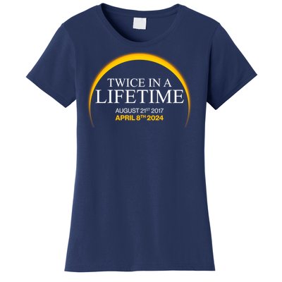 Solar Eclipse Twice In Lifetime 2024 Women's T-Shirt