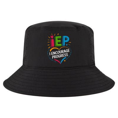 Special Education Teacher Support Iep I Encourage Progress Cool Comfort Performance Bucket Hat