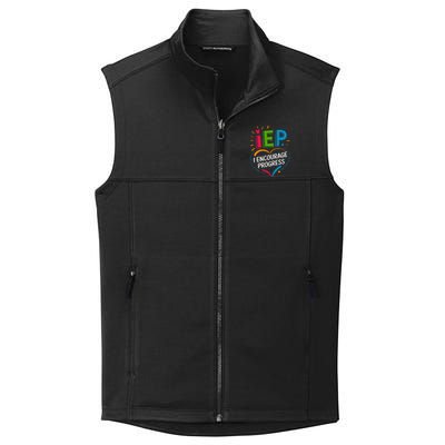 Special Education Teacher Support Iep I Encourage Progress Collective Smooth Fleece Vest